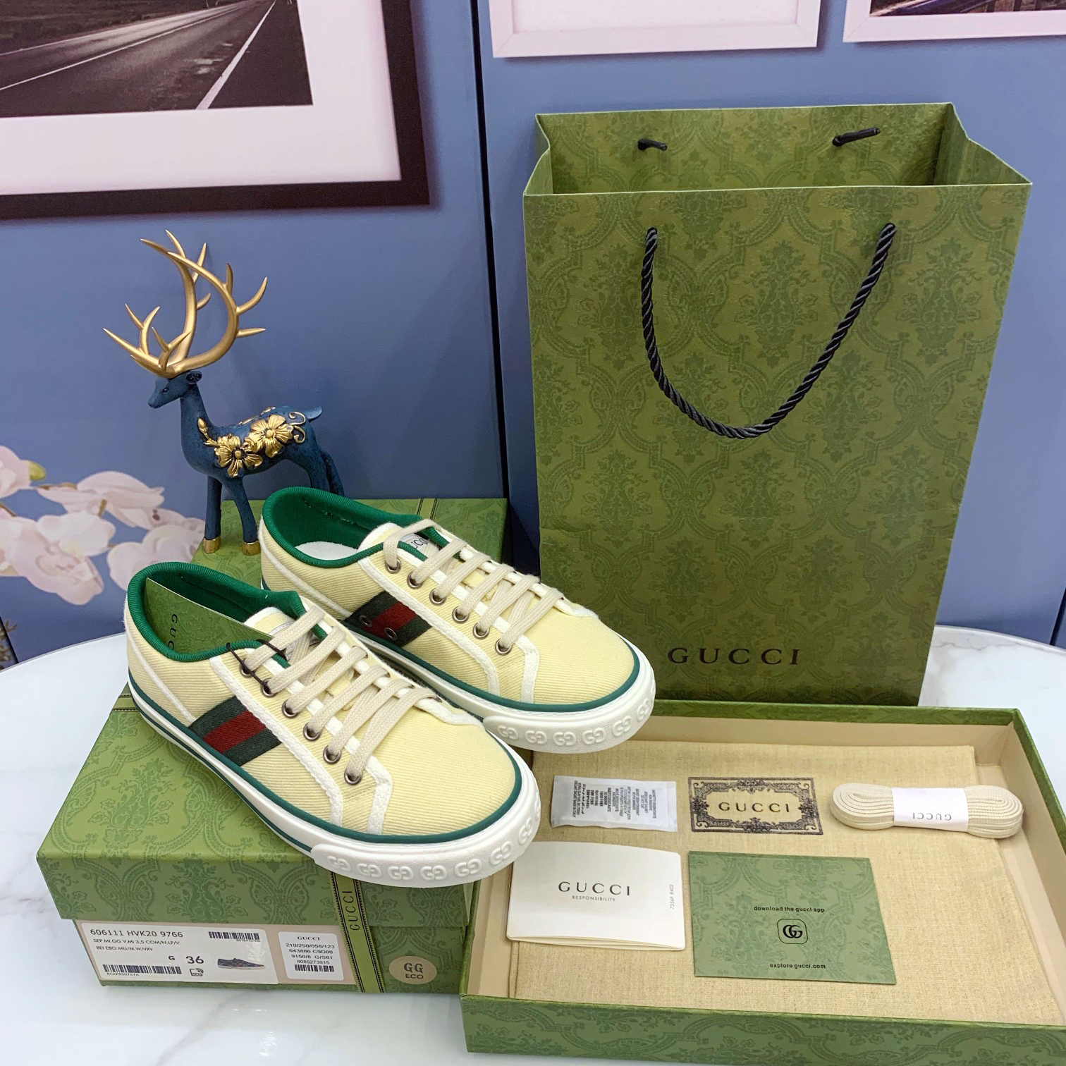 Gucci Tennis 1977 Sneaker - FashionPlug