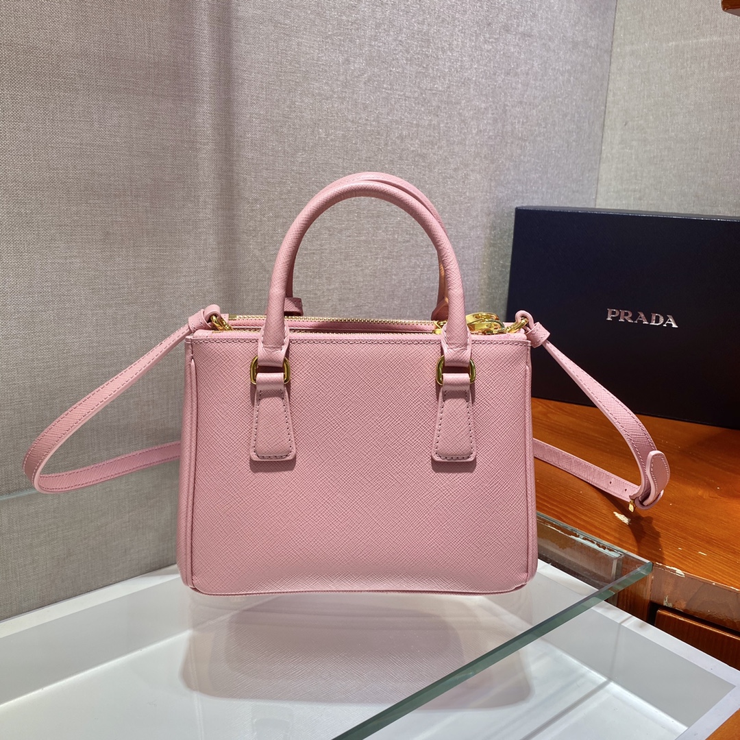 Prada Galleria Saffiano Leather Micro-Bag(20-14.5-9.5cm)   1BA906 - FashionPlug