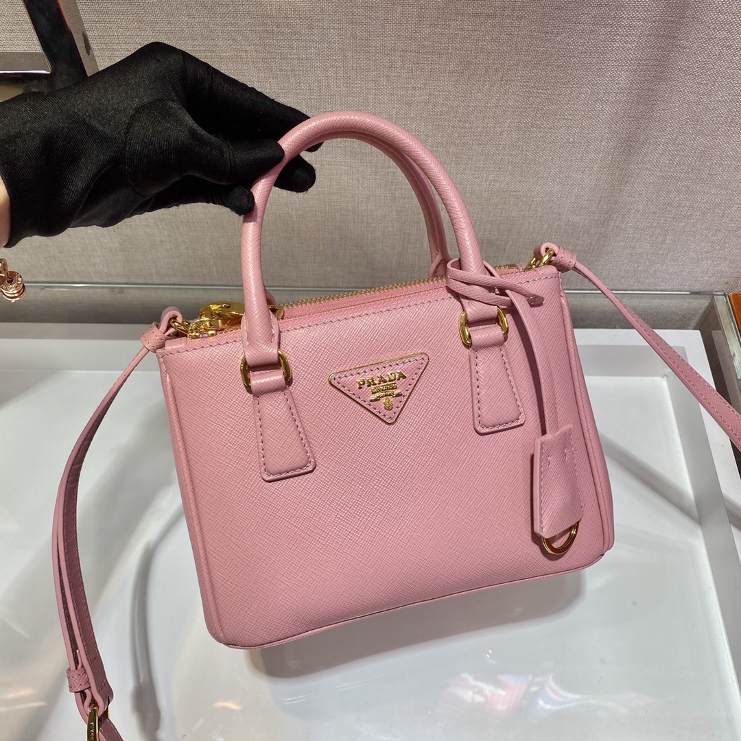 Prada Galleria Saffiano Leather Micro-Bag(20-14.5-9.5cm)   1BA906 - FashionPlug