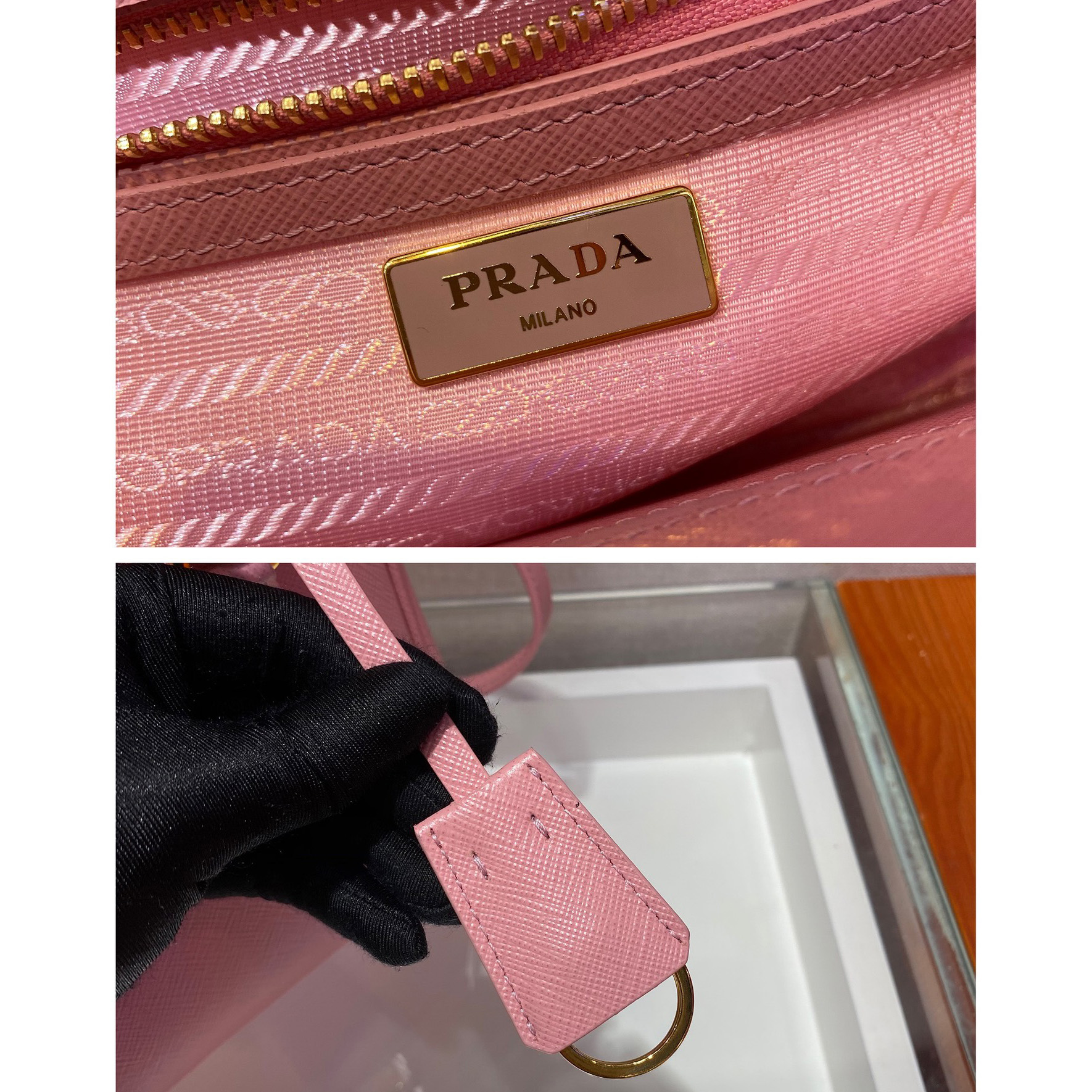 Prada Galleria Saffiano Leather Micro-Bag(20-14.5-9.5cm)   1BA906 - FashionPlug