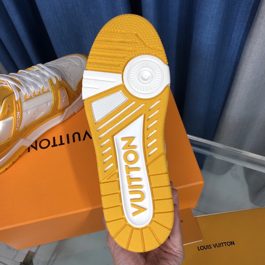 Louis Vuitton LV  Trainer Sneaker(upon uk size) - FashionPlug