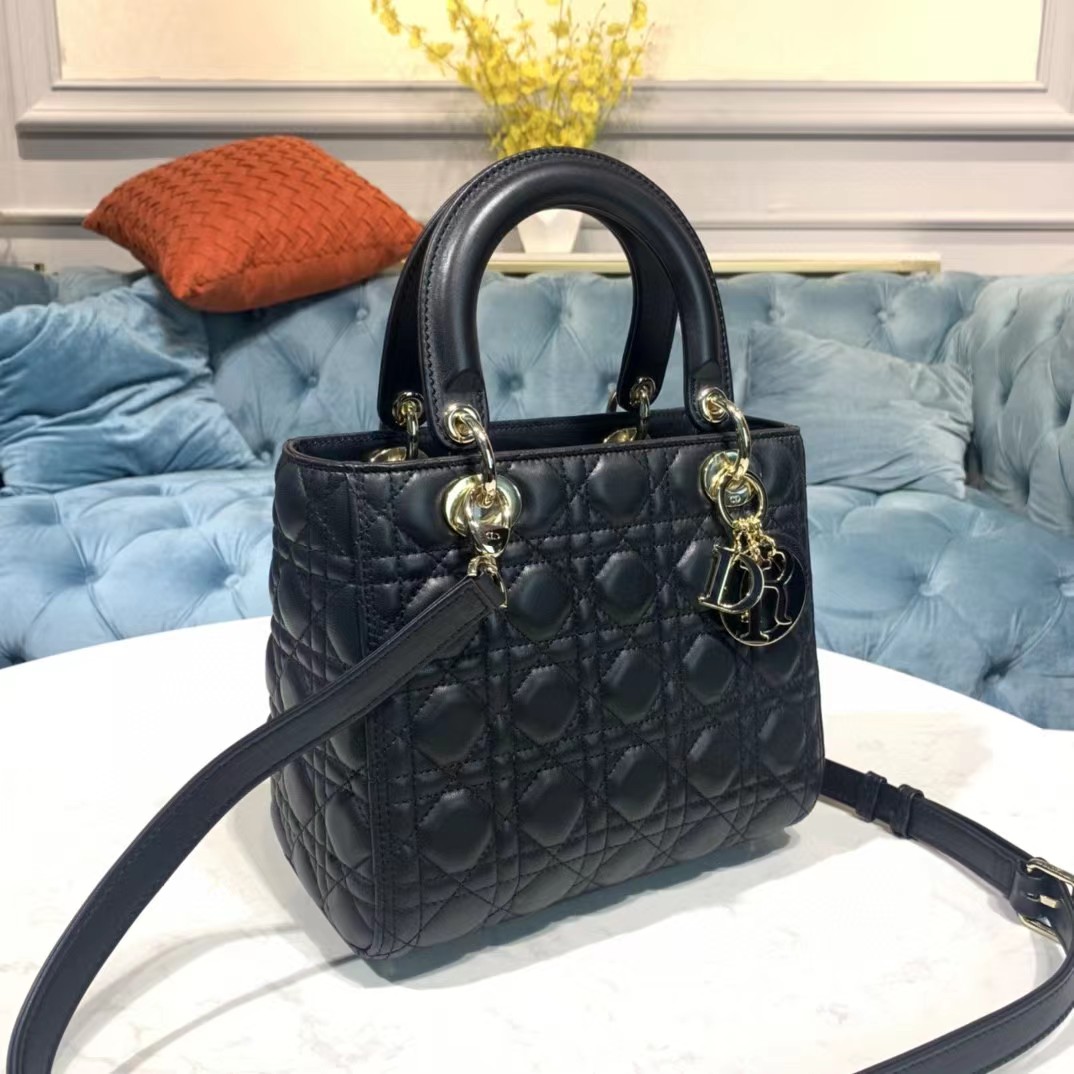 Dior Medium Lady Dior Bag(24-20-11cm) - FashionPlug