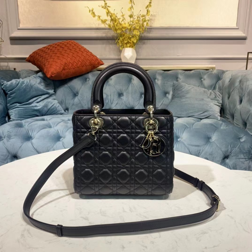 Dior Medium Lady Dior Bag(24-20-11cm) - FashionPlug