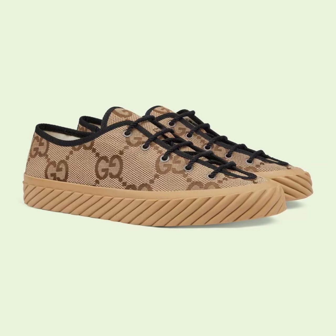 Gucci Men's Maxi GG Sneaker  - FashionPlug