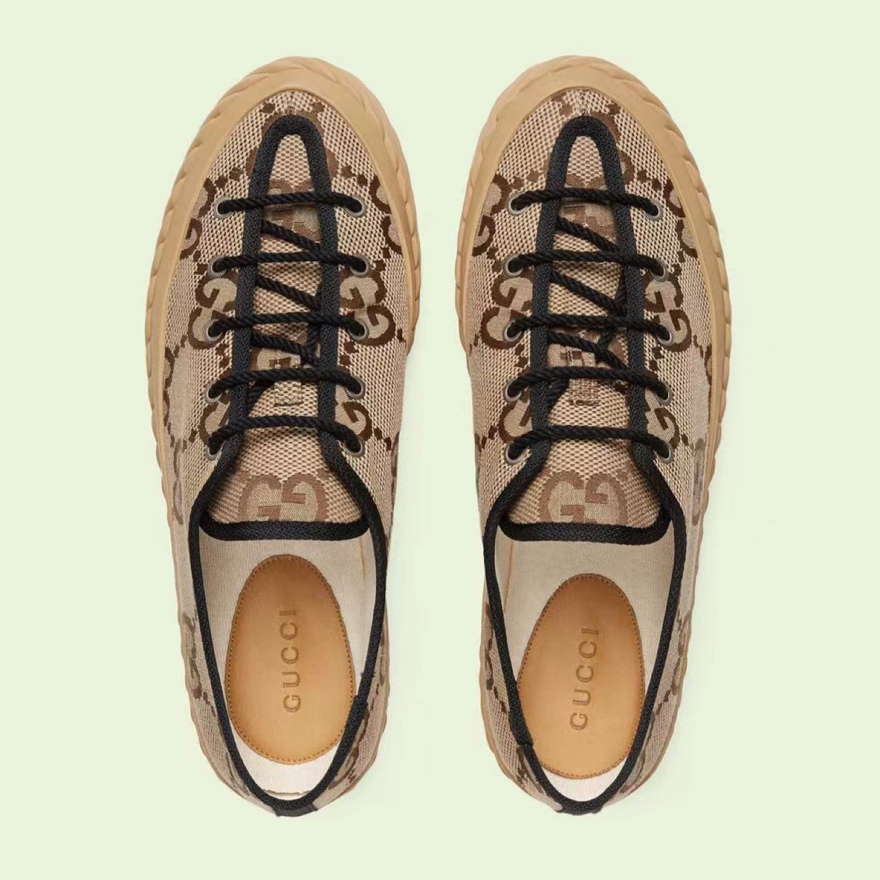 Gucci Men's Maxi GG Sneaker  - FashionPlug