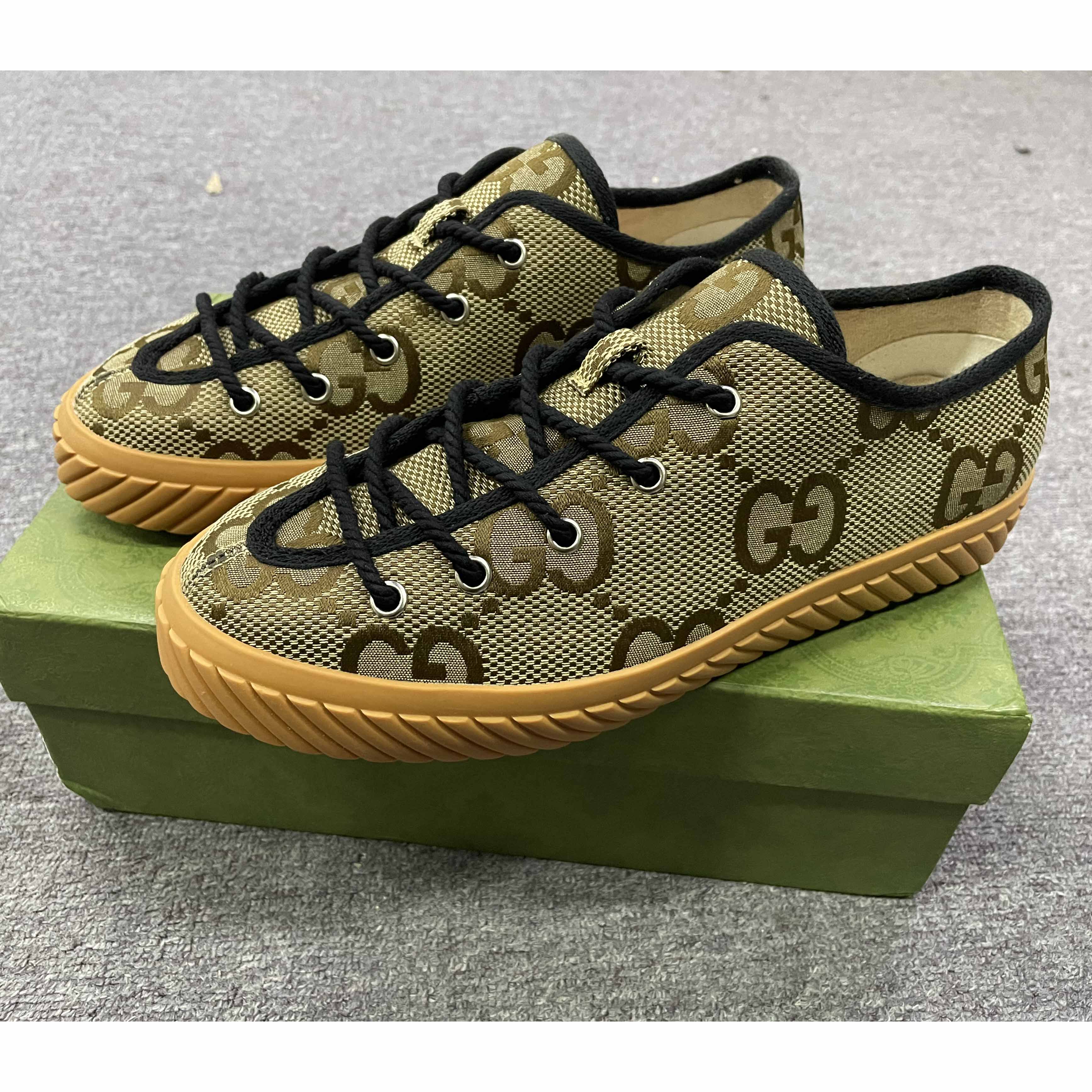 Gucci Men's Maxi GG Sneaker  - FashionPlug