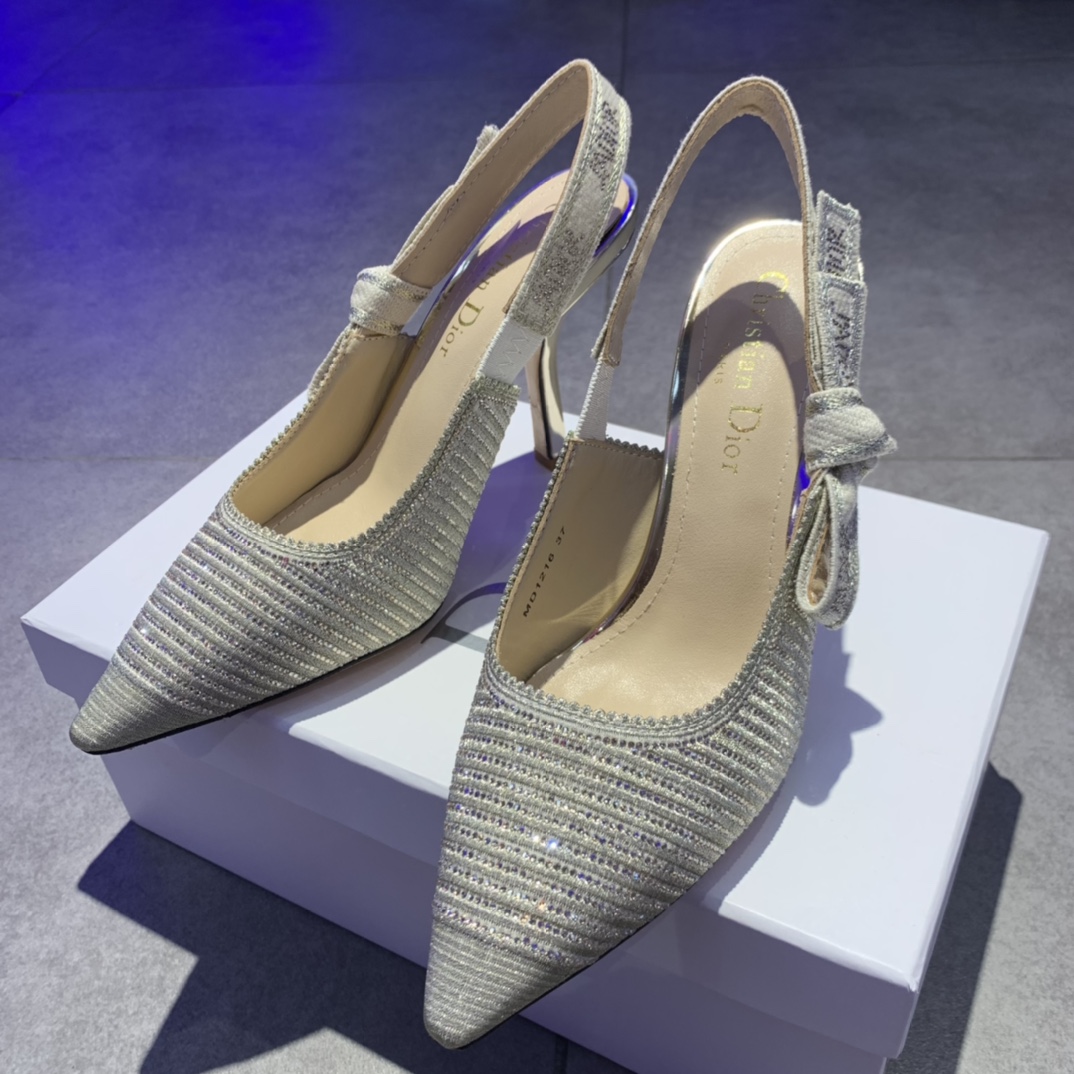 Dior J'Adior Slingback Pump With Heel Height Of 9.5cm - FashionPlug