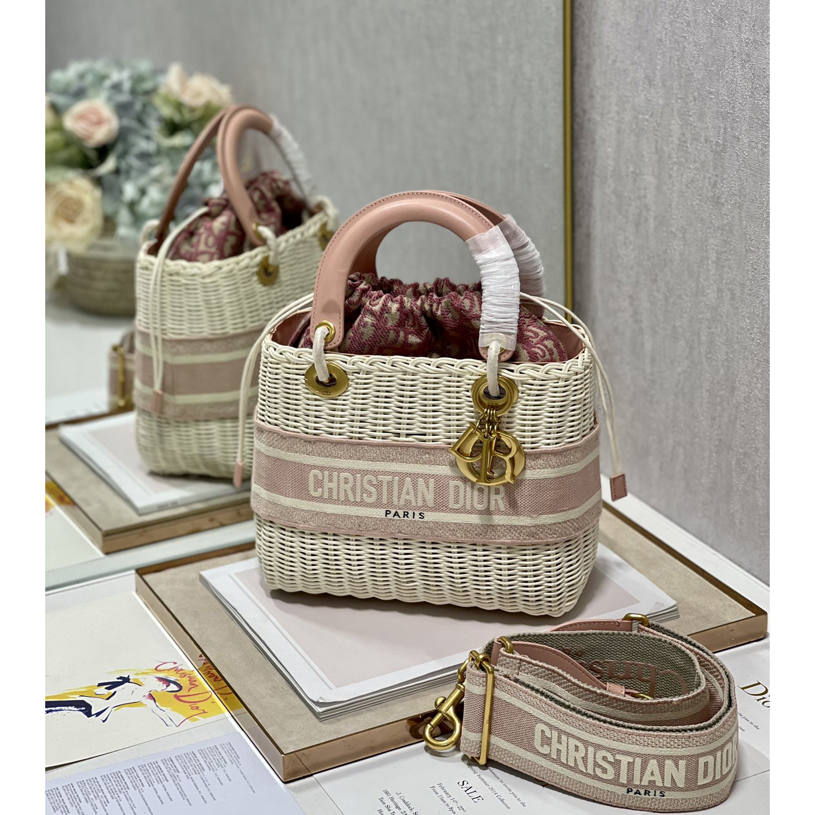 Dior Medium Lady Dior Bag(24-20-11cm) - FashionPlug