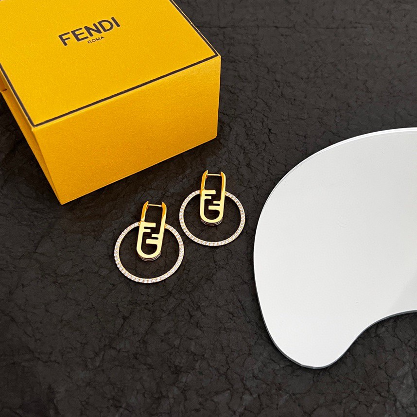 Fendi O’Lock Earrings - FashionPlug