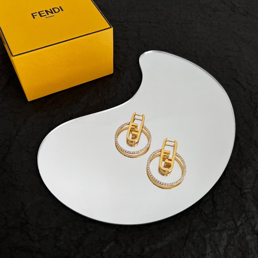 Fendi O’Lock Earrings - FashionPlug