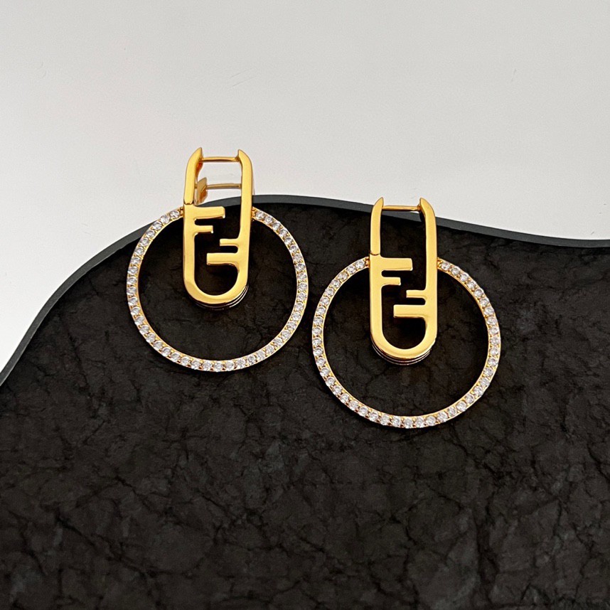 Fendi O’Lock Earrings - FashionPlug