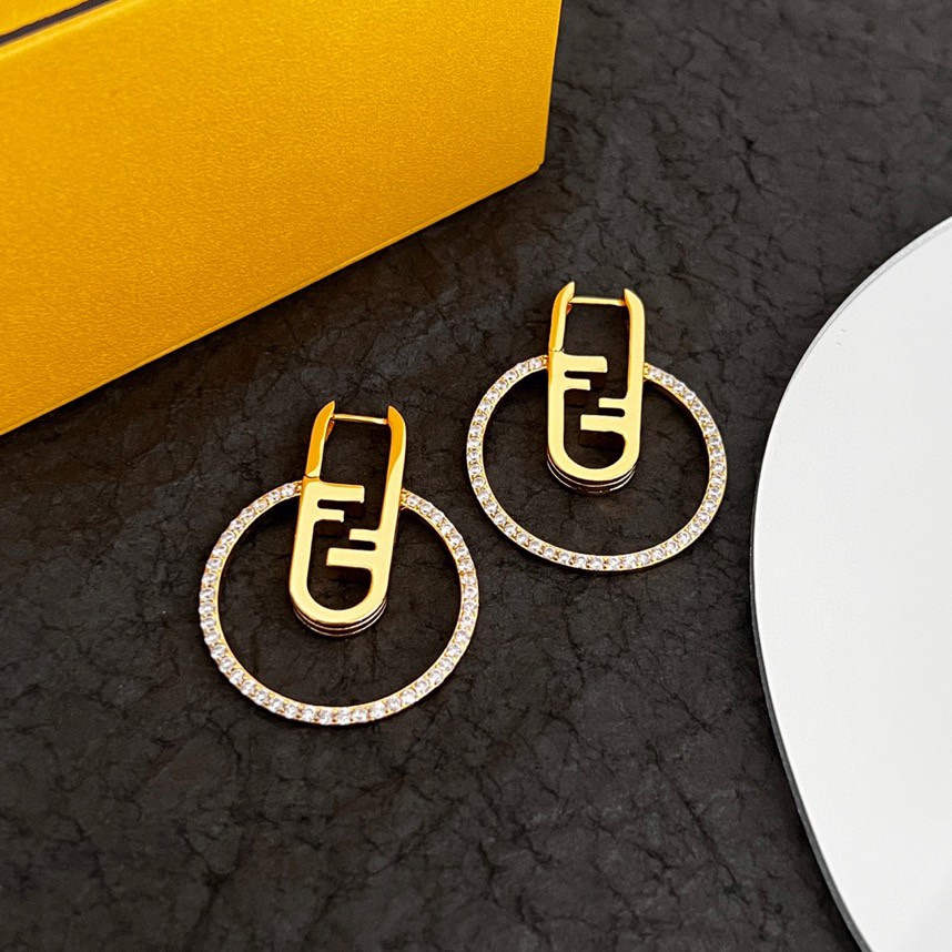 Fendi O’Lock Earrings - FashionPlug