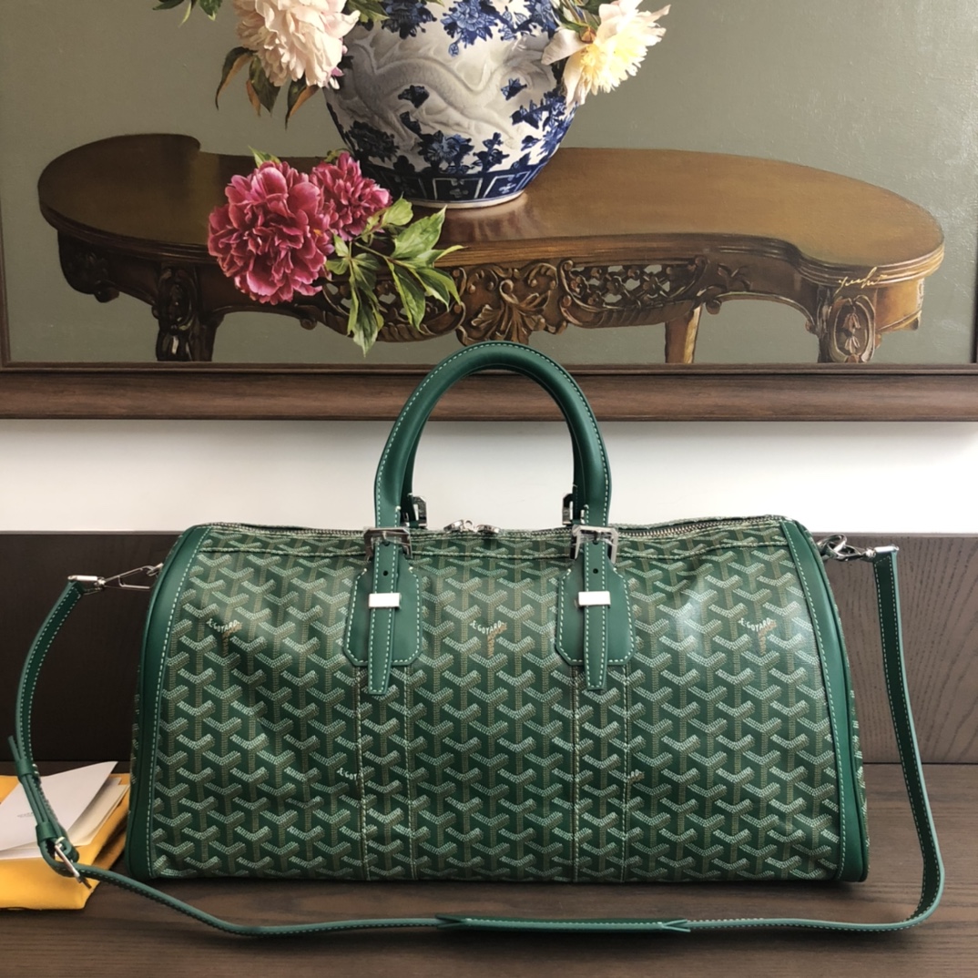 Goyard Luggage Boeing Travelling Bag Green(48-23-22cm) - FashionPlug