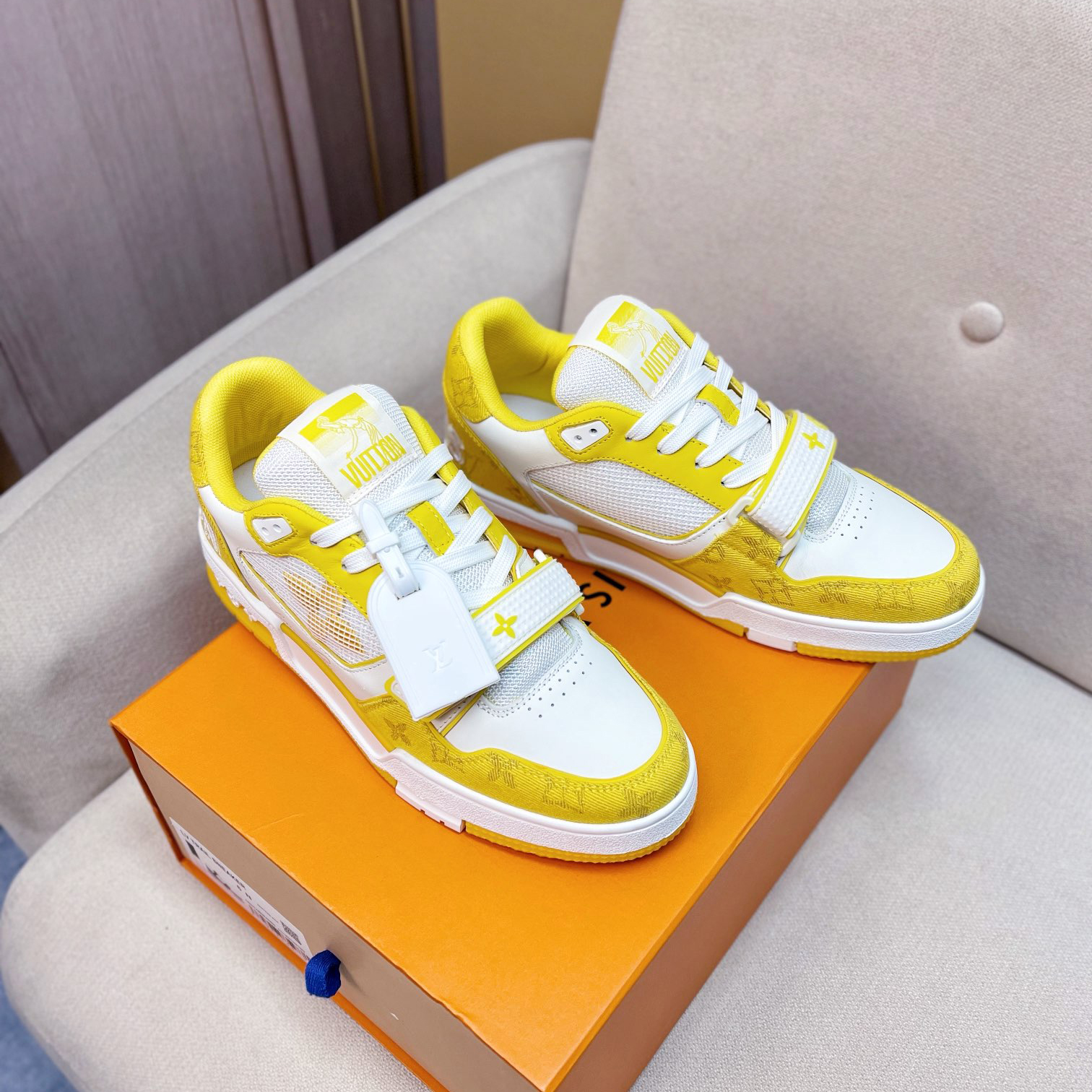 Louis Vuitton Trainer Sneaker - FashionPlug