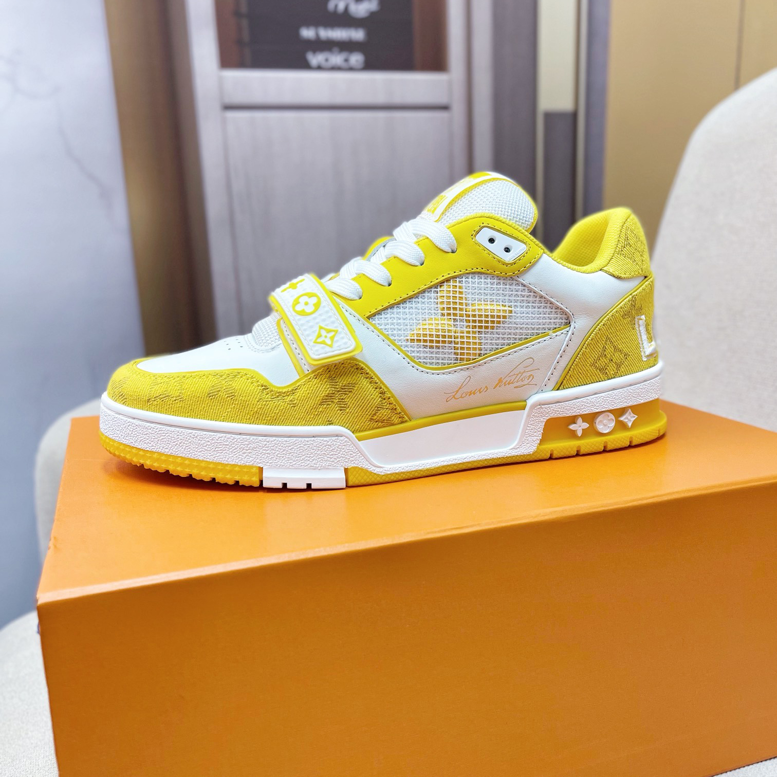 Louis Vuitton Trainer Sneaker - FashionPlug
