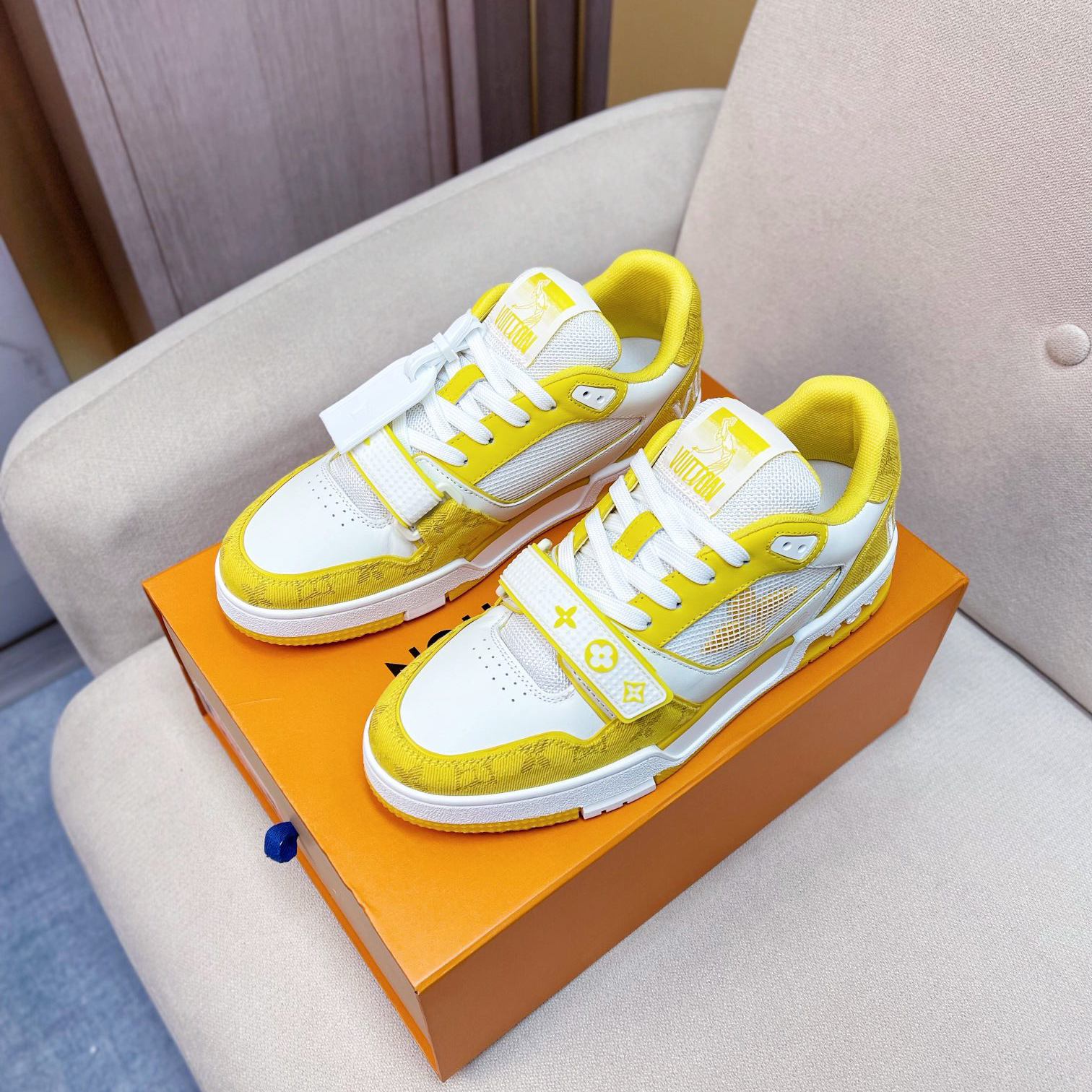 Louis Vuitton Trainer Sneaker - FashionPlug