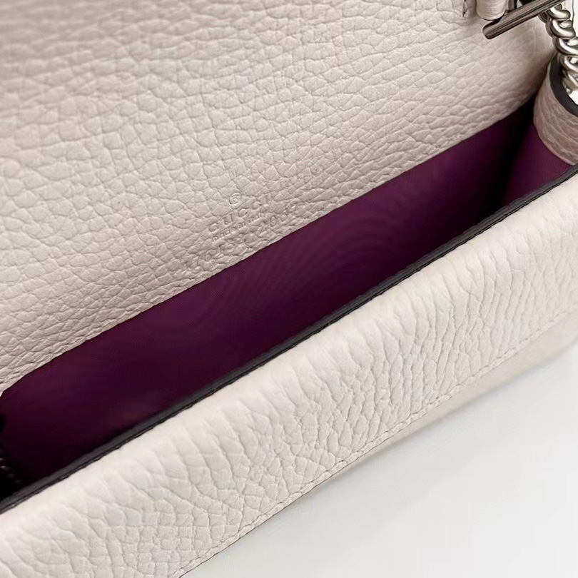 Gucci Dionysus Supermini Ivory Leather Shoulder Bag(16.5-10-4.5CM) - FashionPlug