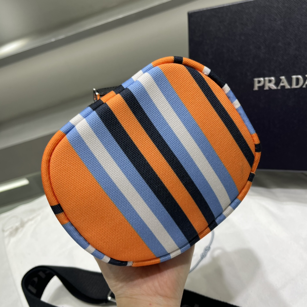 Prada Printed Canvas Shoulder Bag(21-15-15cm)   2VH147 - FashionPlug