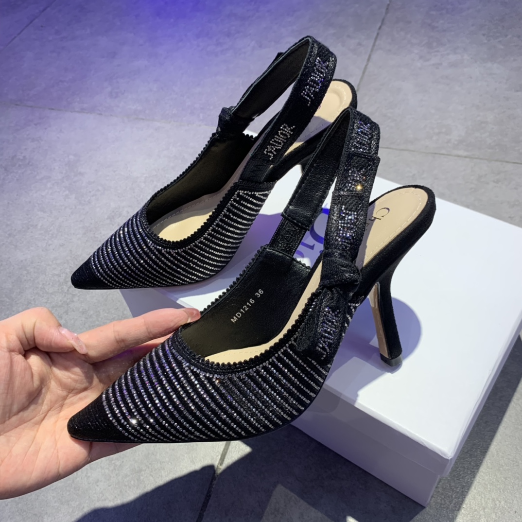 Dior J'Adior Slingback Pump With Heel Height Of 9.5cm - FashionPlug