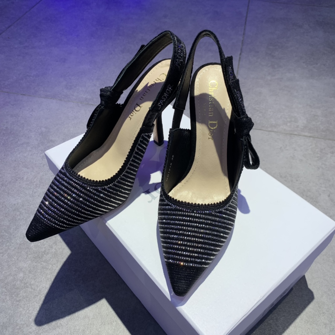 Dior J'Adior Slingback Pump With Heel Height Of 9.5cm - FashionPlug