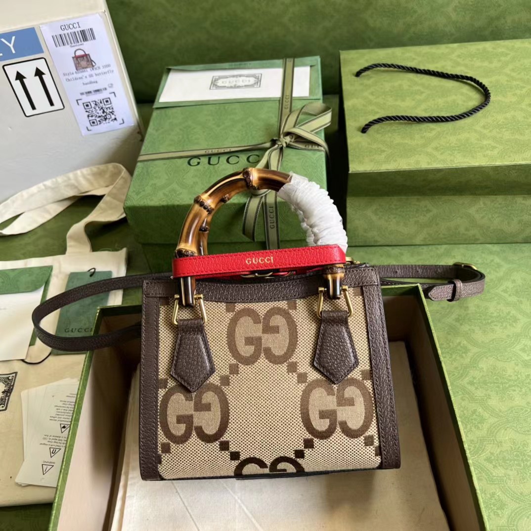 Gucci Diana Jumbo GG Mini Tote Bag(20-16-10CM) - FashionPlug