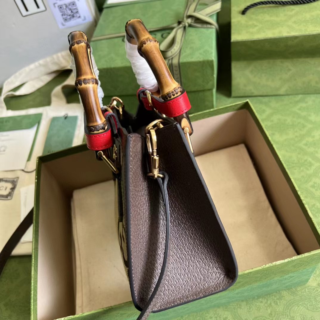 Gucci Diana Jumbo GG Mini Tote Bag(20-16-10CM) - FashionPlug