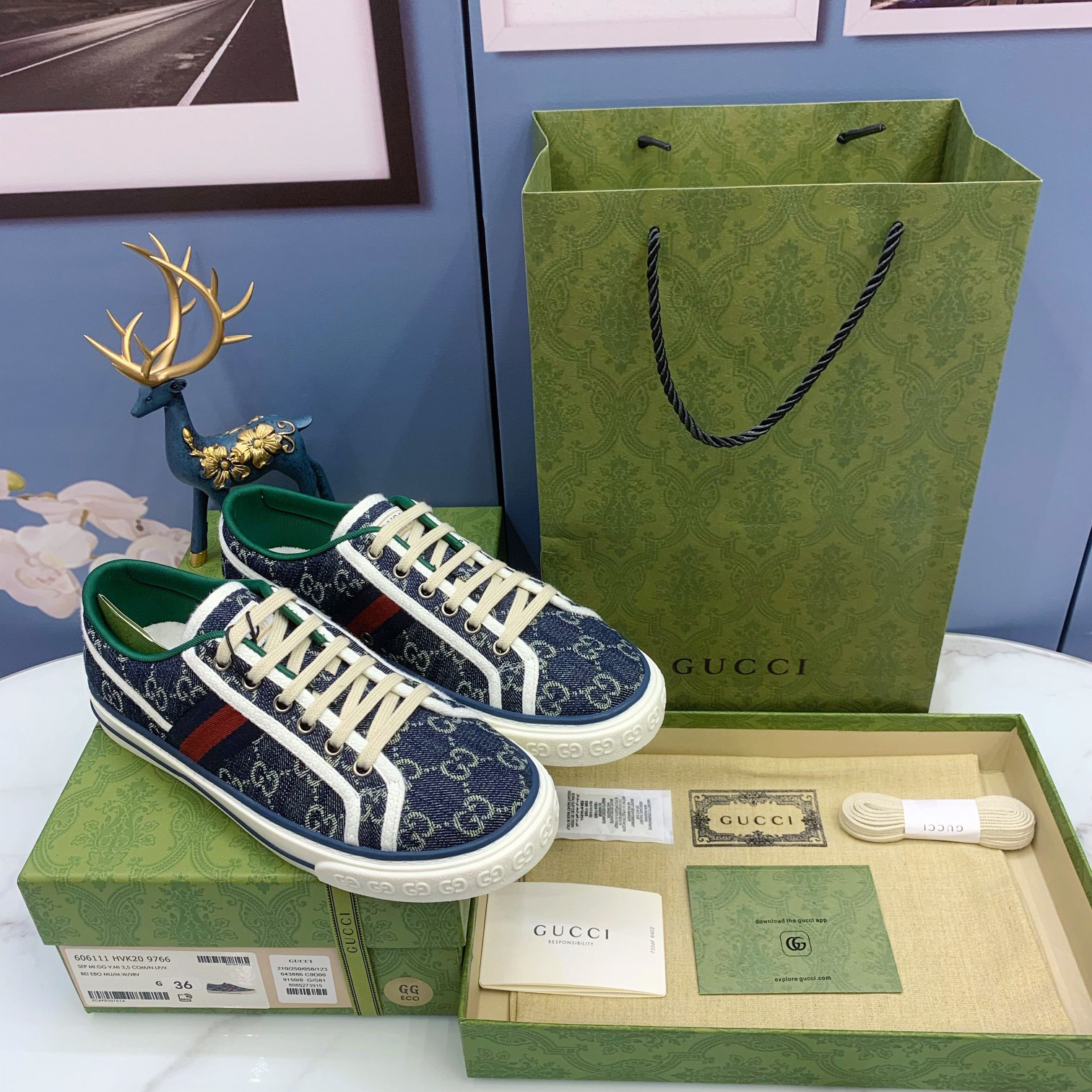 Gucci Tennis 1977 Sneaker - FashionPlug