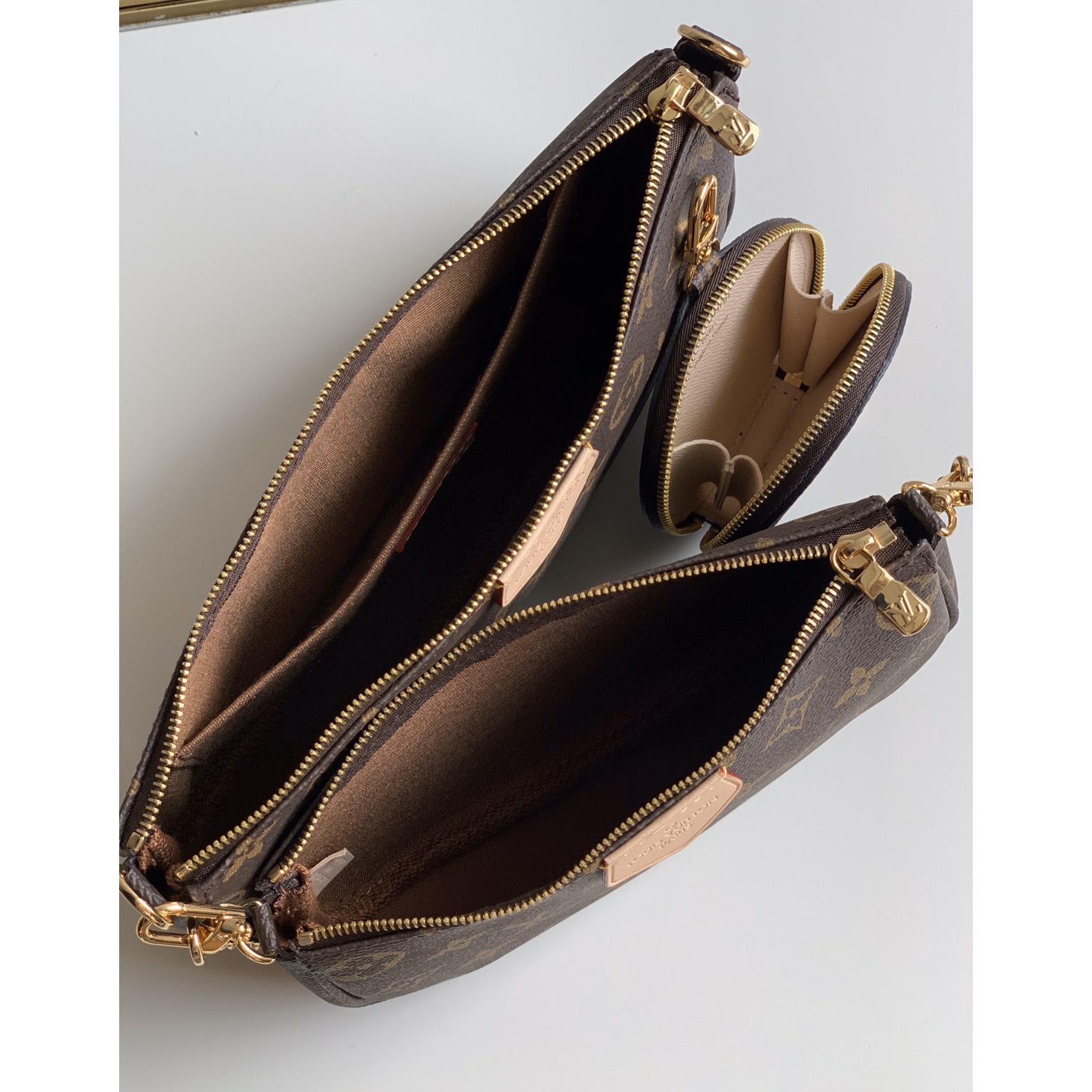 Louis Vuitton Multi Pochette Accessoires(24-13-5cm/19-11-4cm/9-2-1cm) - FashionPlug