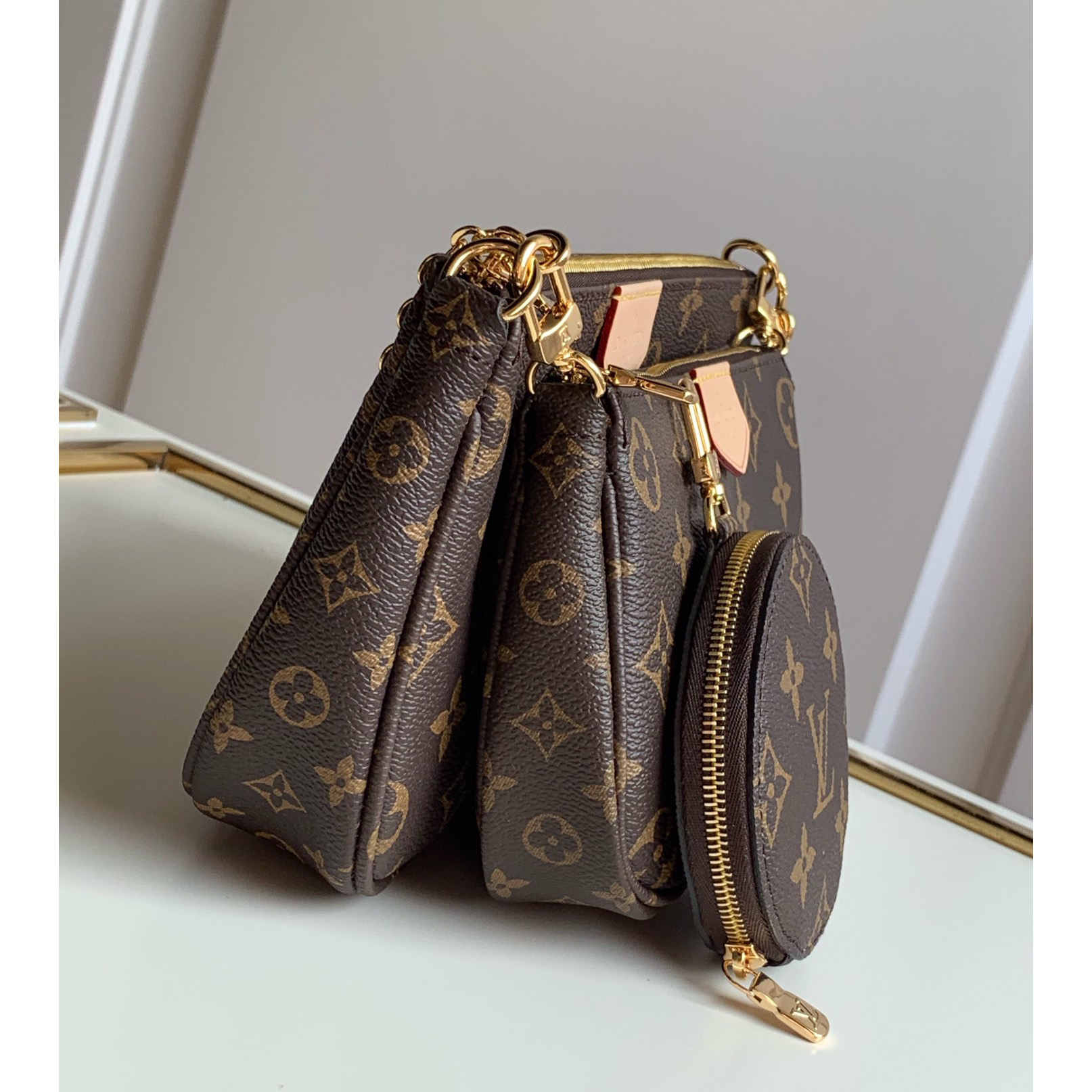 Louis Vuitton Multi Pochette Accessoires(24-13-5cm/19-11-4cm/9-2-1cm) - FashionPlug
