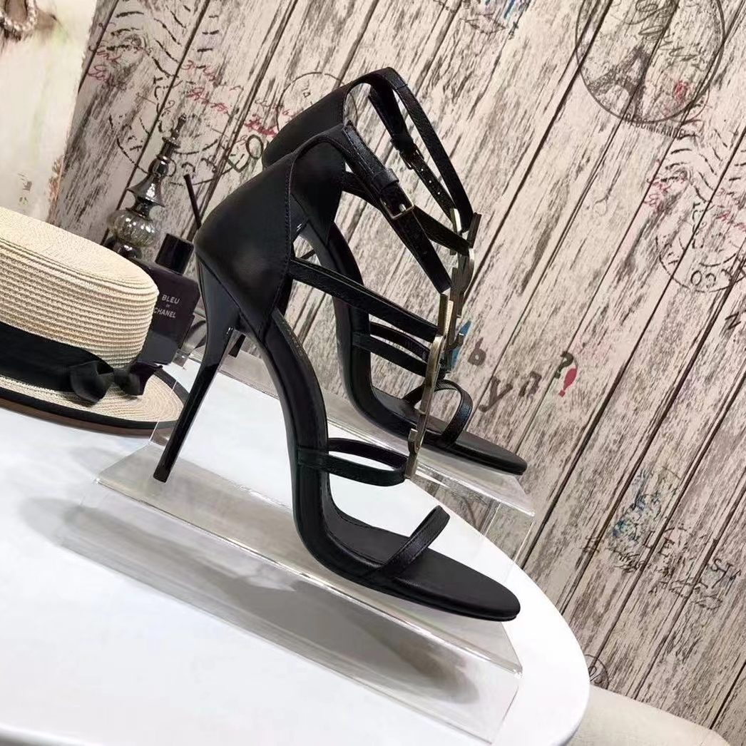 Saint Laurent High Heeled Sandals - FashionPlug