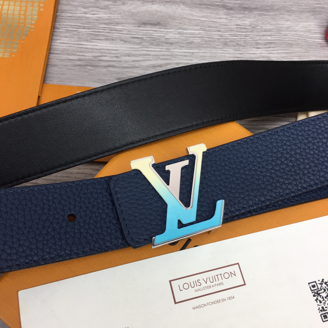 Louis Vuitton Shape 40MM Reversible Belt - FashionPlug
