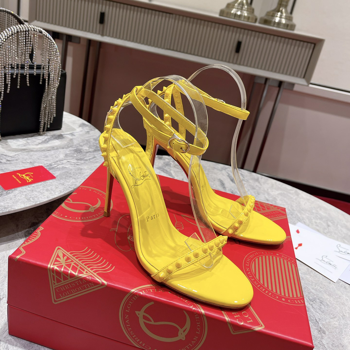 Christian Louboutin So Me Sandal 100MM - FashionPlug