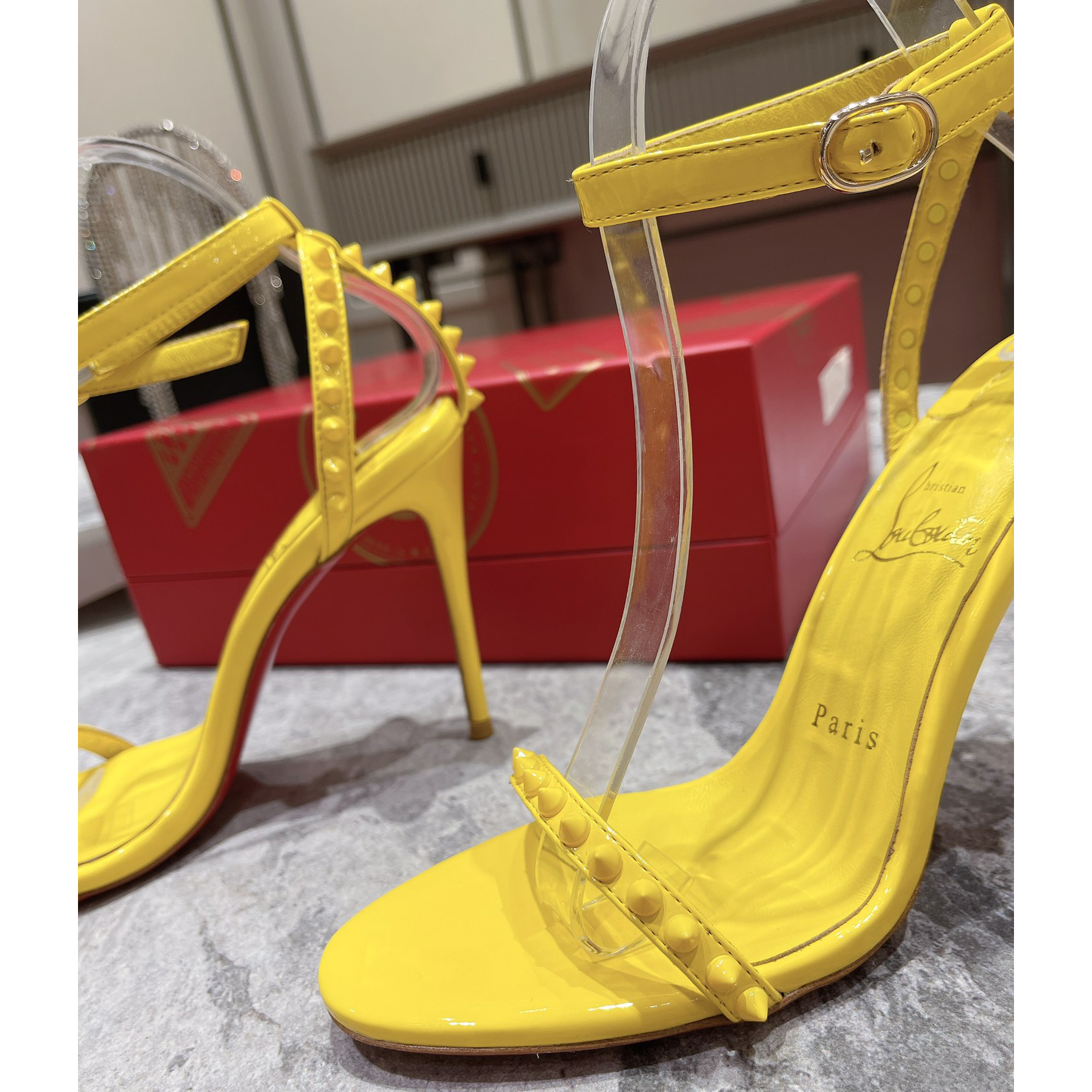 Christian Louboutin So Me Sandal 100MM - FashionPlug