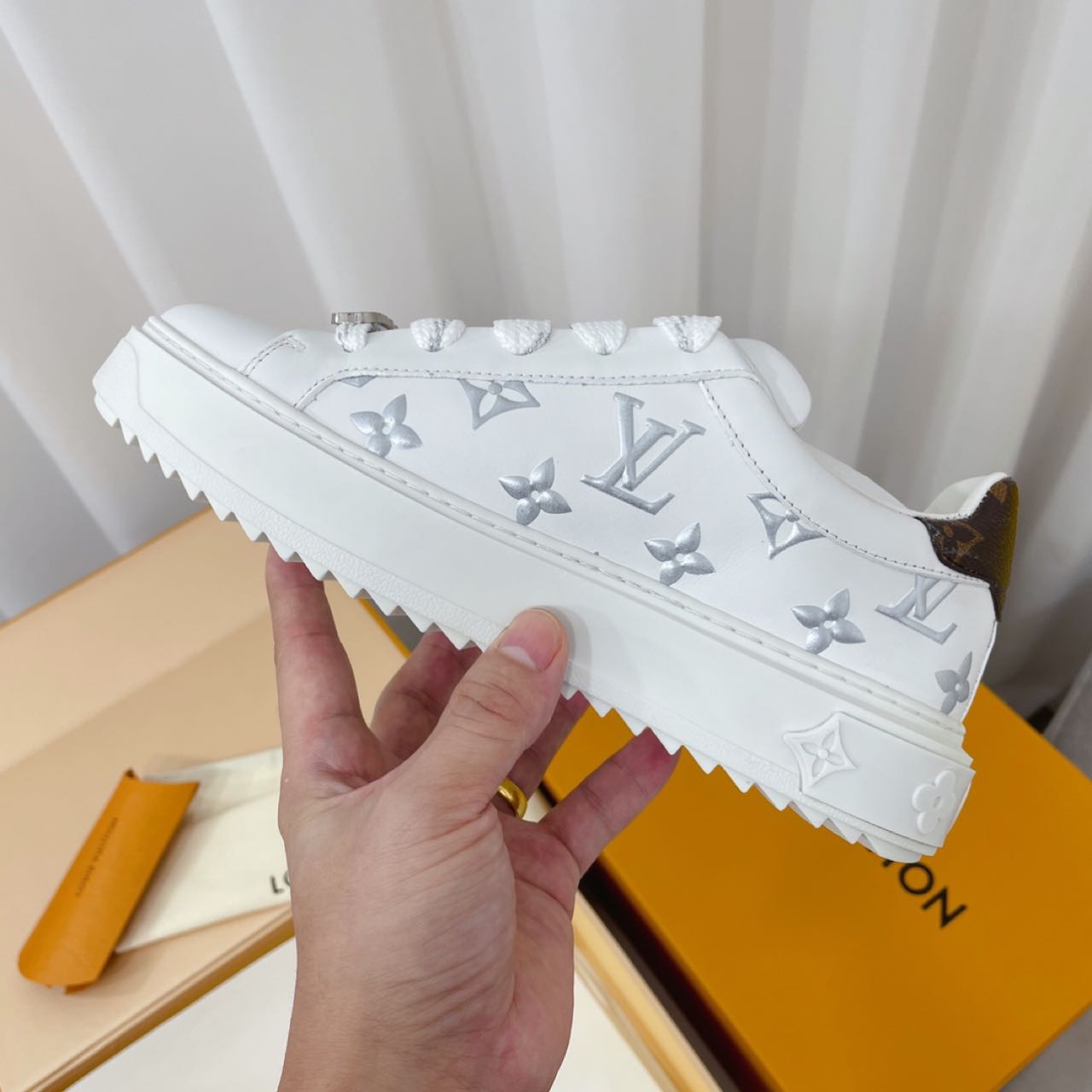 Louis Vuitton Time Out Sneaker  - FashionPlug