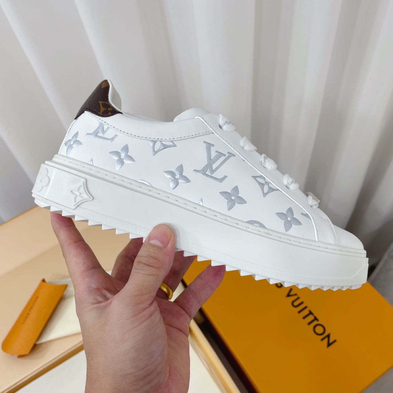 Louis Vuitton Time Out Sneaker  - FashionPlug