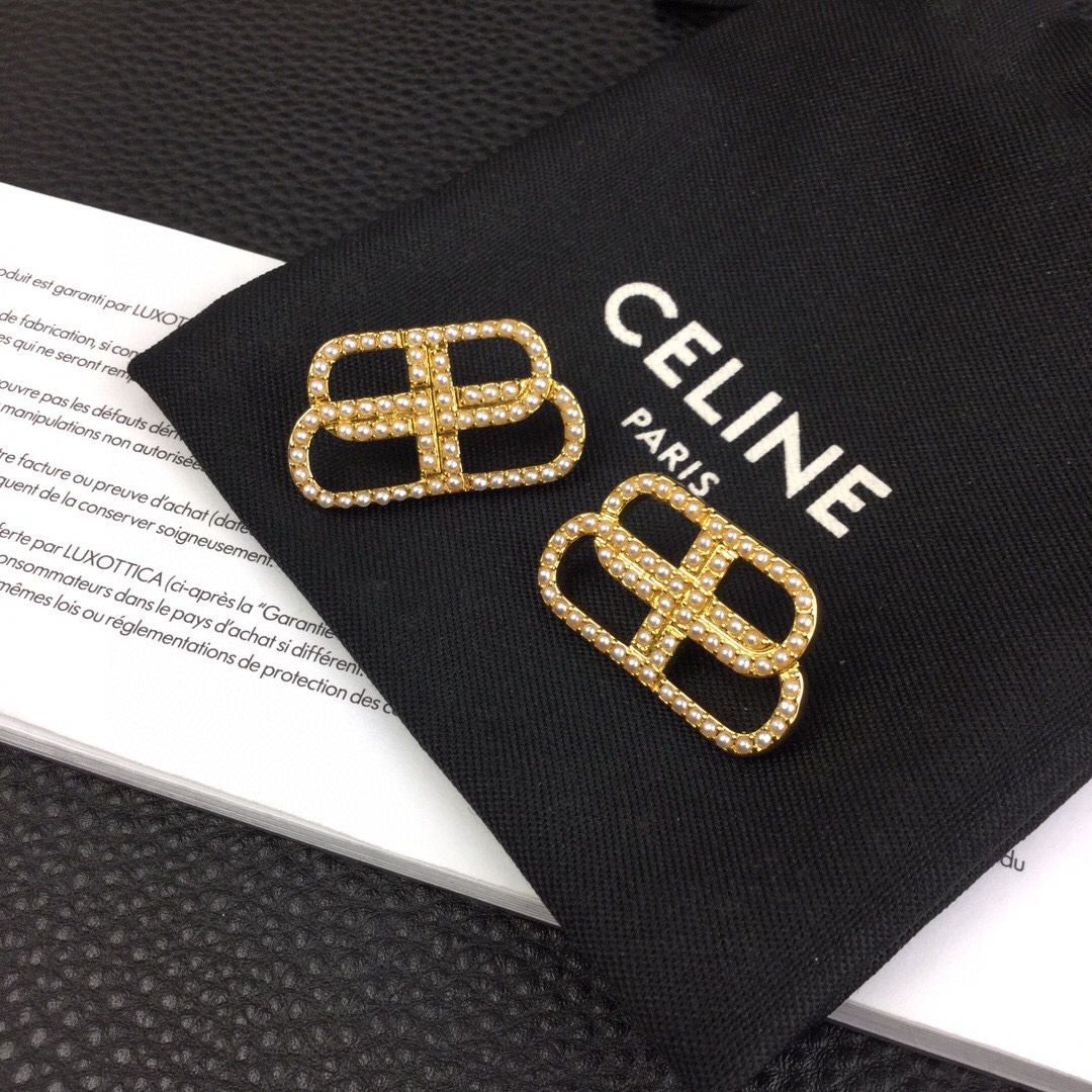 Balenciaga BB 2.0 Earrings - FashionPlug