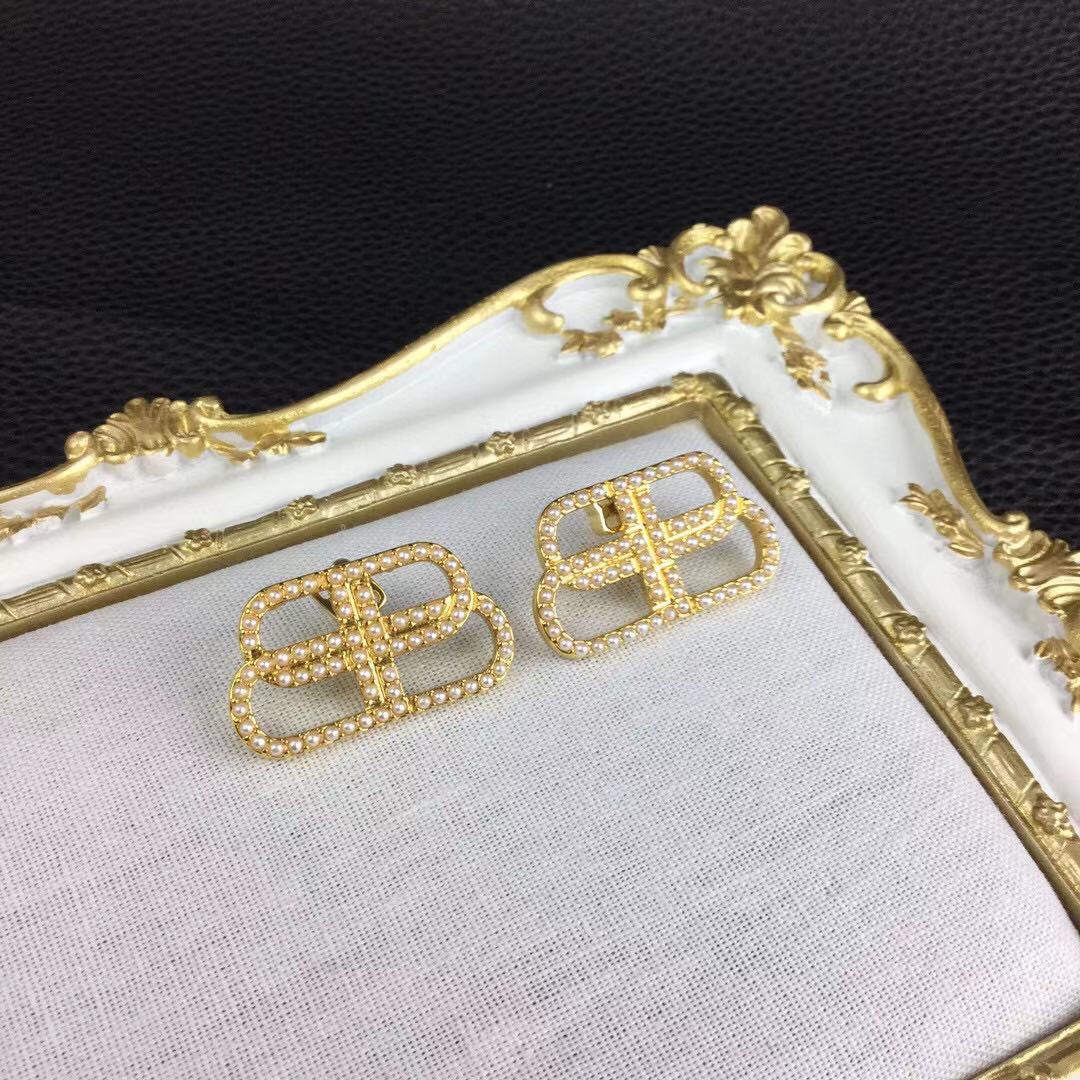 Balenciaga BB 2.0 Earrings - FashionPlug