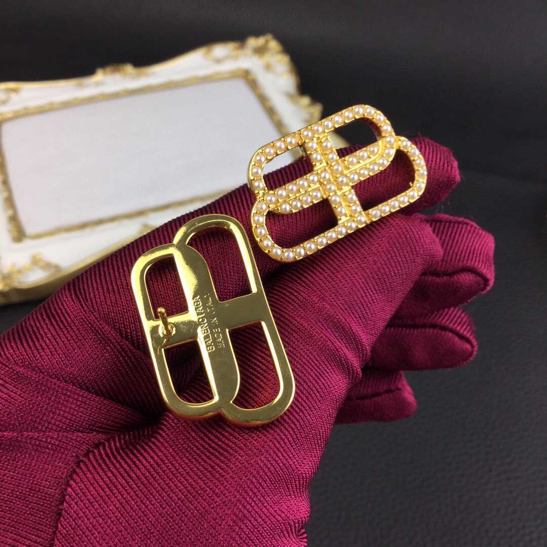 Balenciaga BB 2.0 Earrings - FashionPlug
