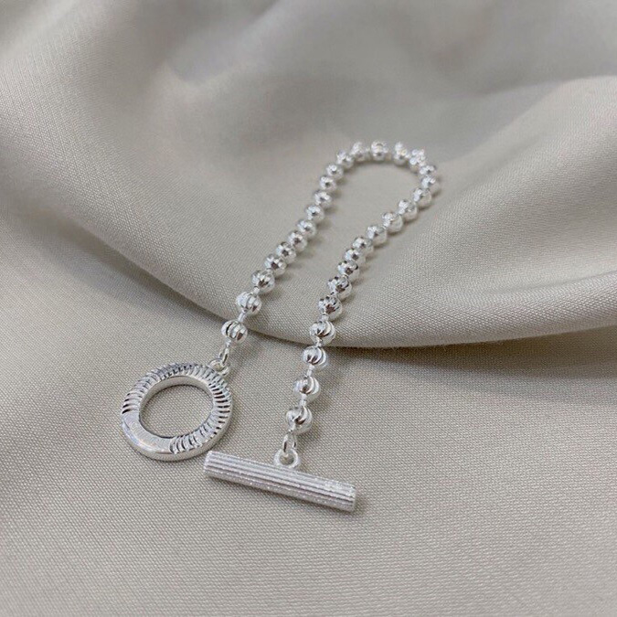 Gucci Silver Boule Chain Bracelet - FashionPlug