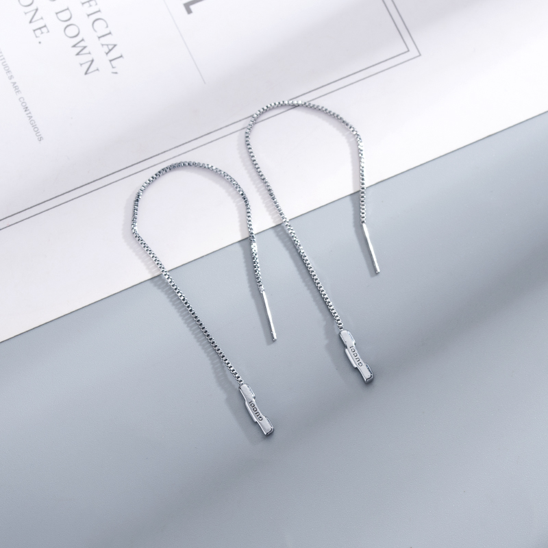 Gucci  Link To Love Chain Earrings With 'Gucci' Bar - FashionPlug