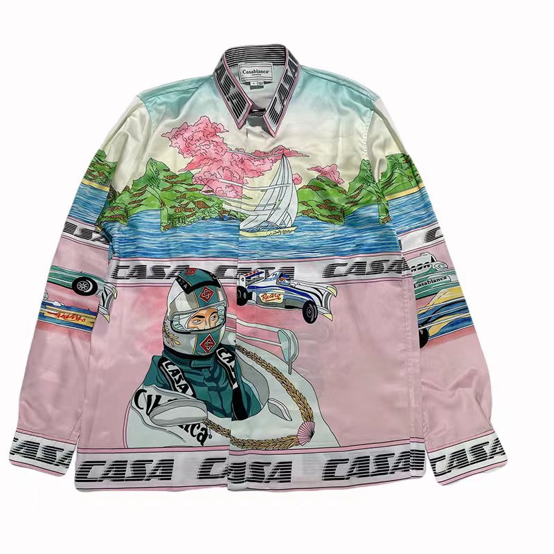 Casablanca Long Sleeves Shirt - FashionPlug