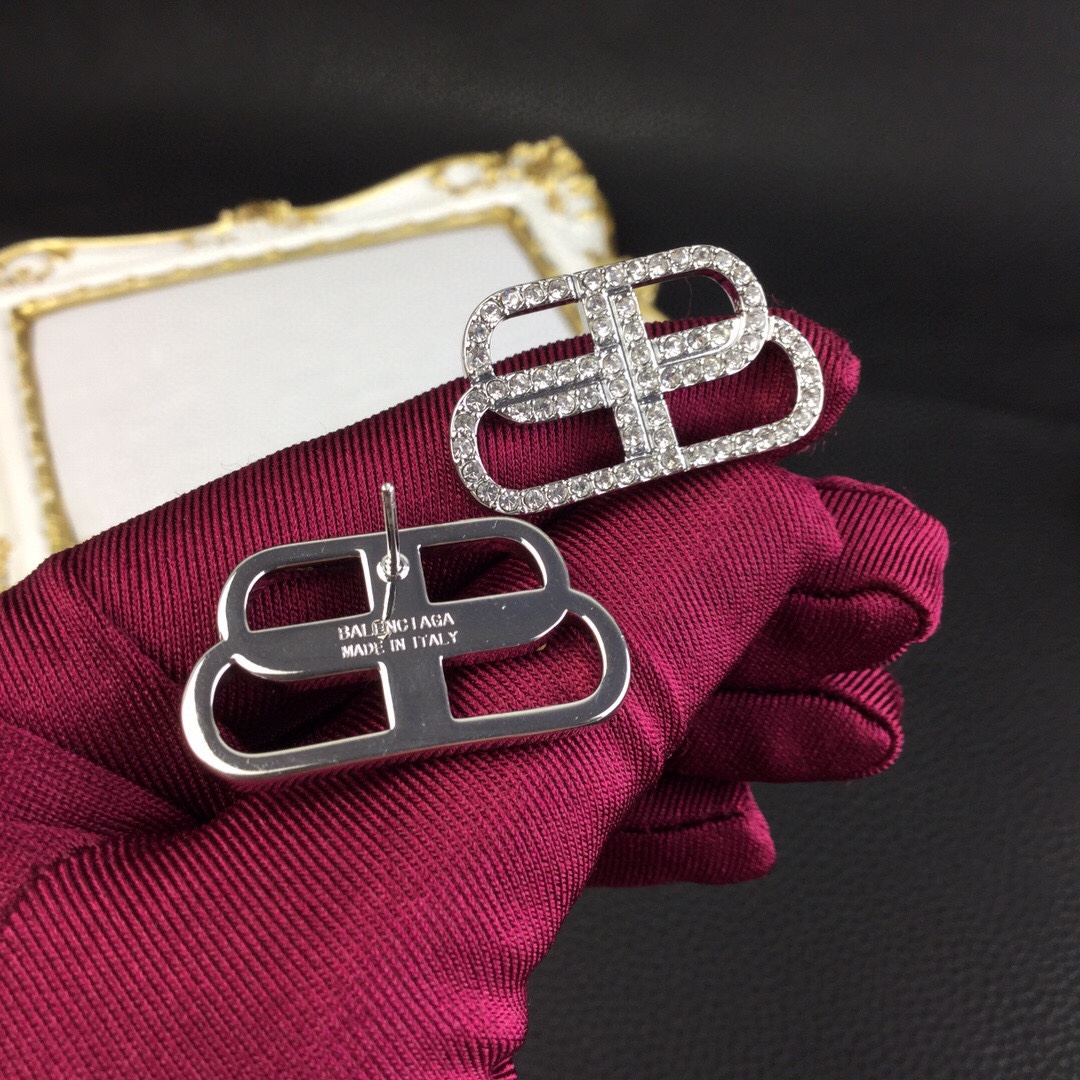 Balenciaga BB 2.0 Earrings - FashionPlug