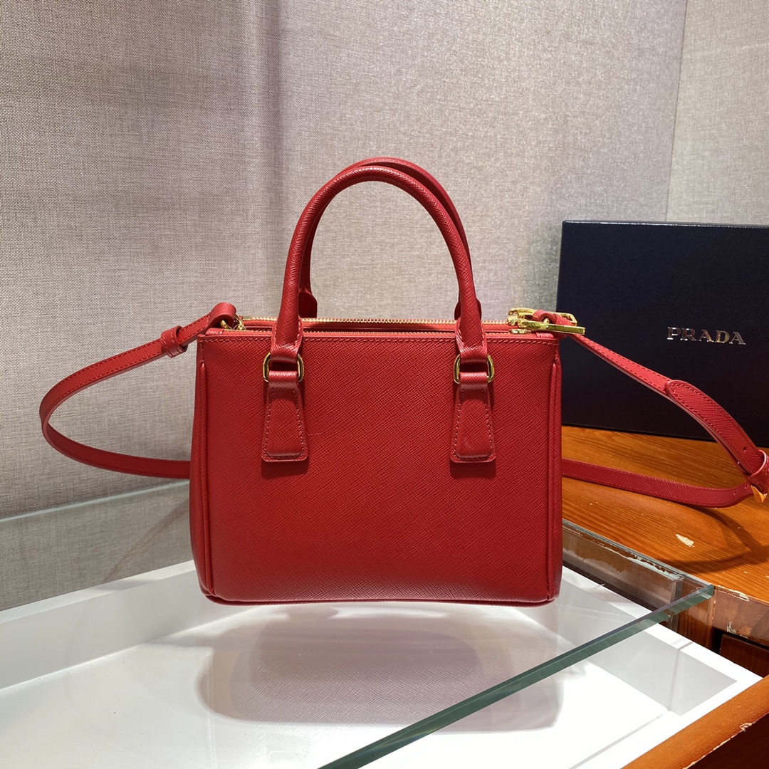 Prada Galleria Saffiano Leather Micro-Bag(20-14.5-9.5cm)   1BA906 - FashionPlug