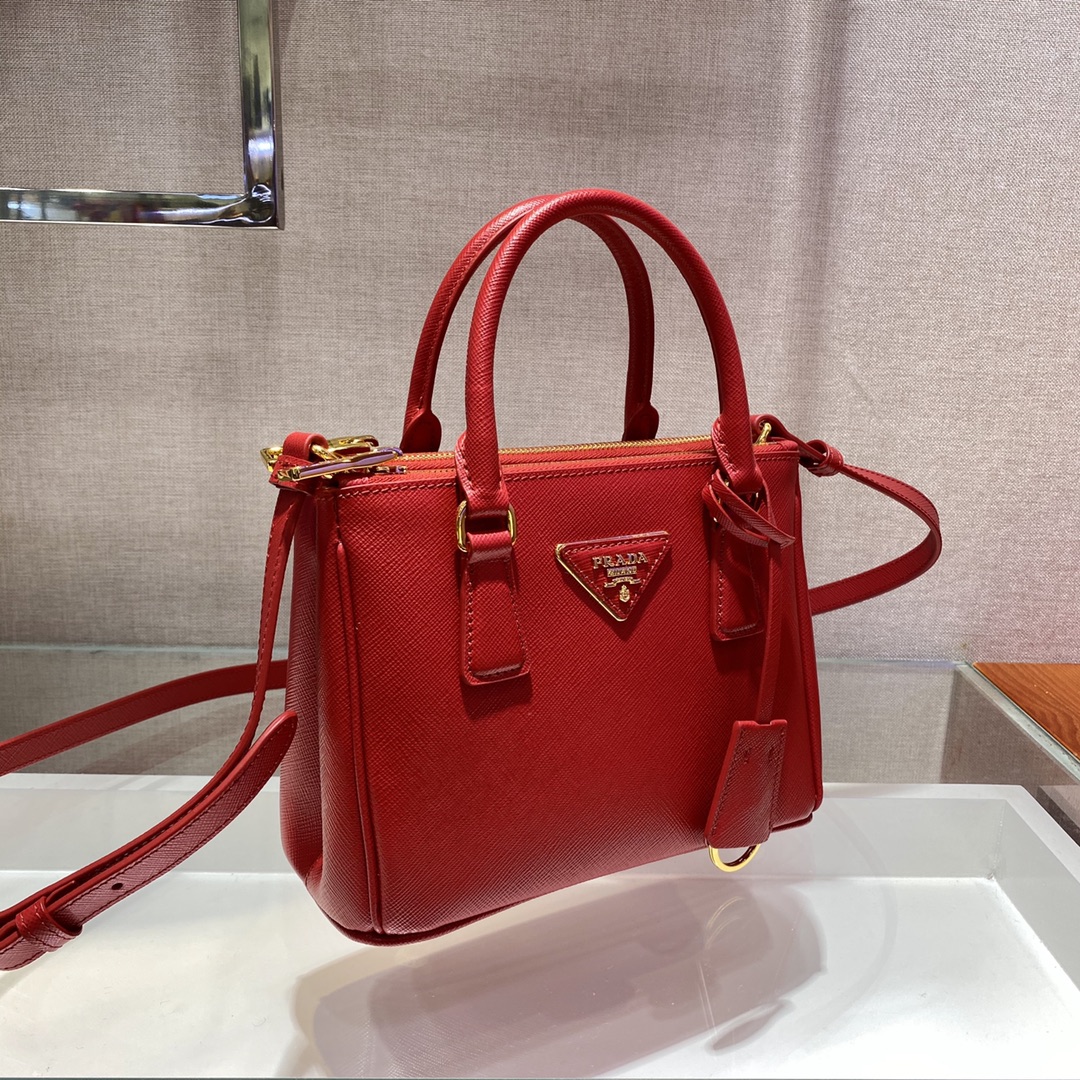 Prada Galleria Saffiano Leather Micro-Bag(20-14.5-9.5cm)   1BA906 - FashionPlug