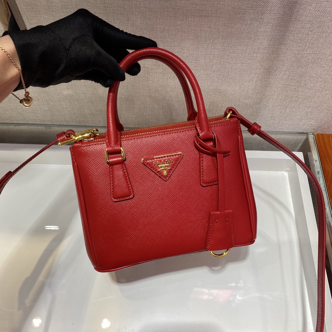 Prada Galleria Saffiano Leather Micro-Bag(20-14.5-9.5cm)   1BA906 - FashionPlug