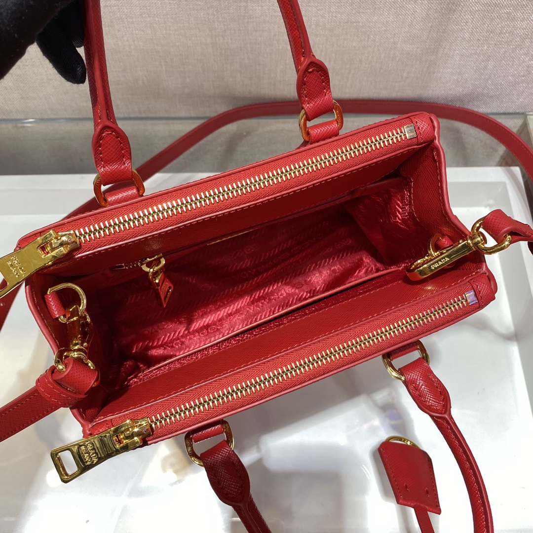 Prada Galleria Saffiano Leather Micro-Bag(20-14.5-9.5cm)   1BA906 - FashionPlug