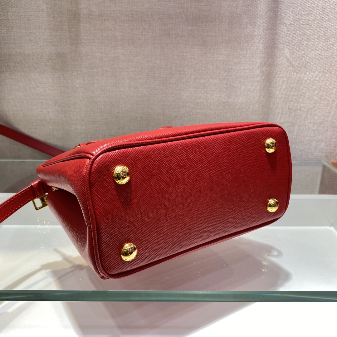 Prada Galleria Saffiano Leather Micro-Bag(20-14.5-9.5cm)   1BA906 - FashionPlug