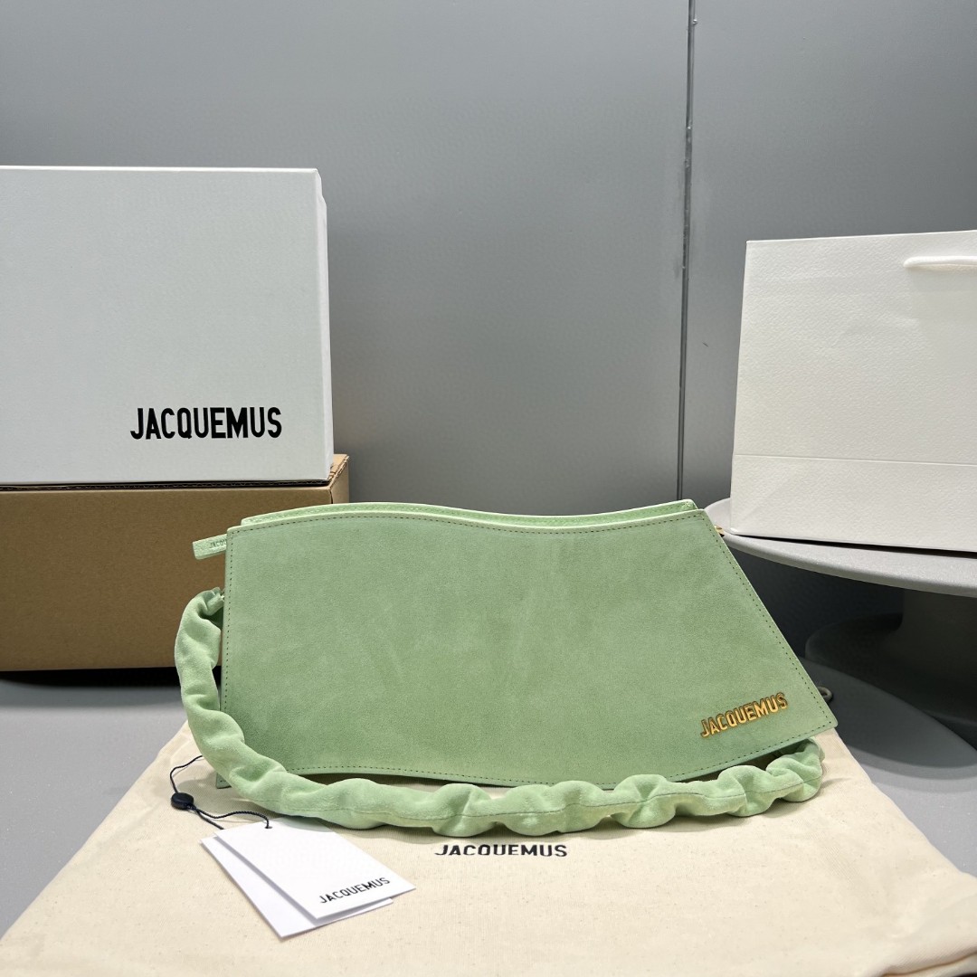 Jacquemus La Vague Ocean Curve Shoulder Bag(33-14.5-6cm) - FashionPlug
