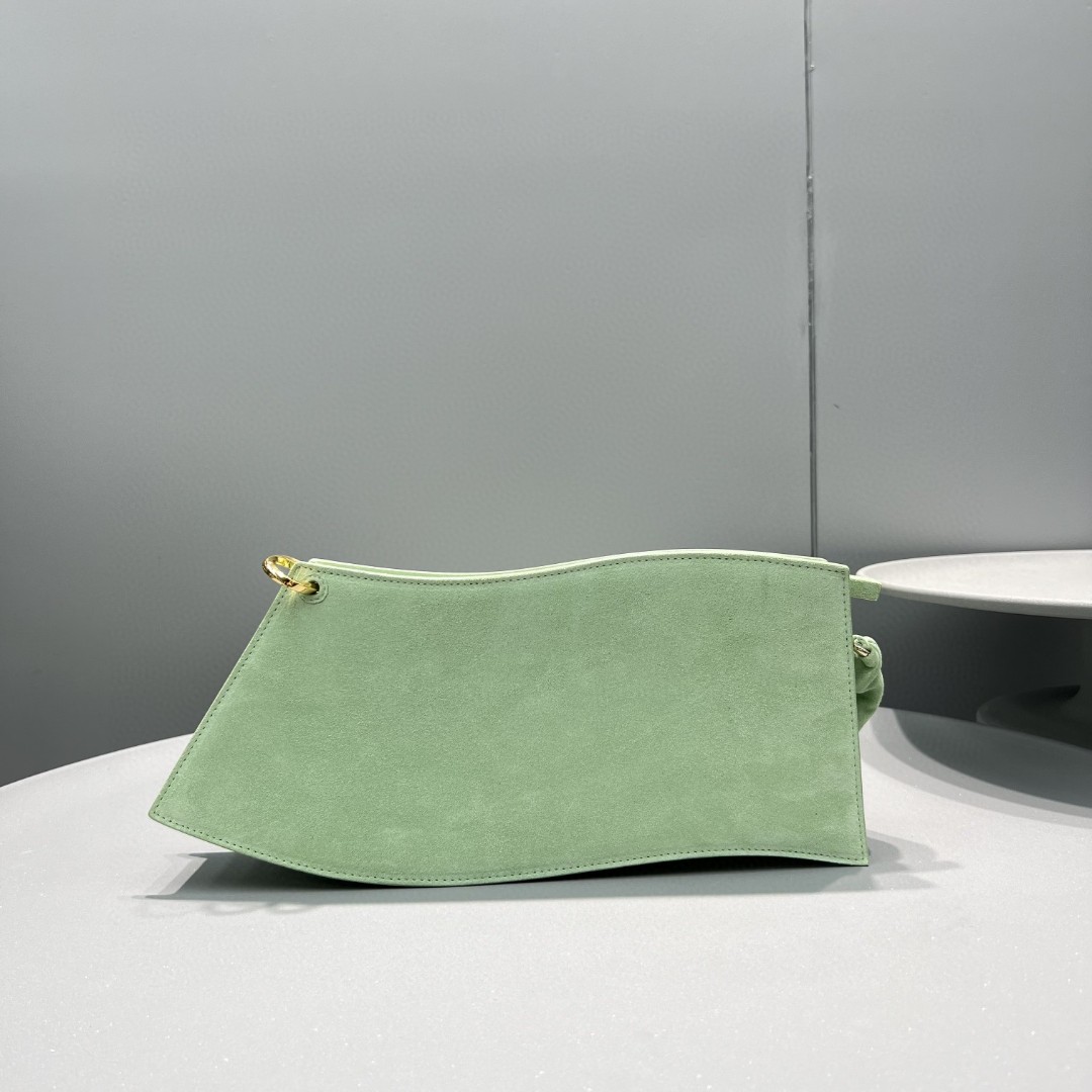 Jacquemus La Vague Ocean Curve Shoulder Bag(33-14.5-6cm) - FashionPlug