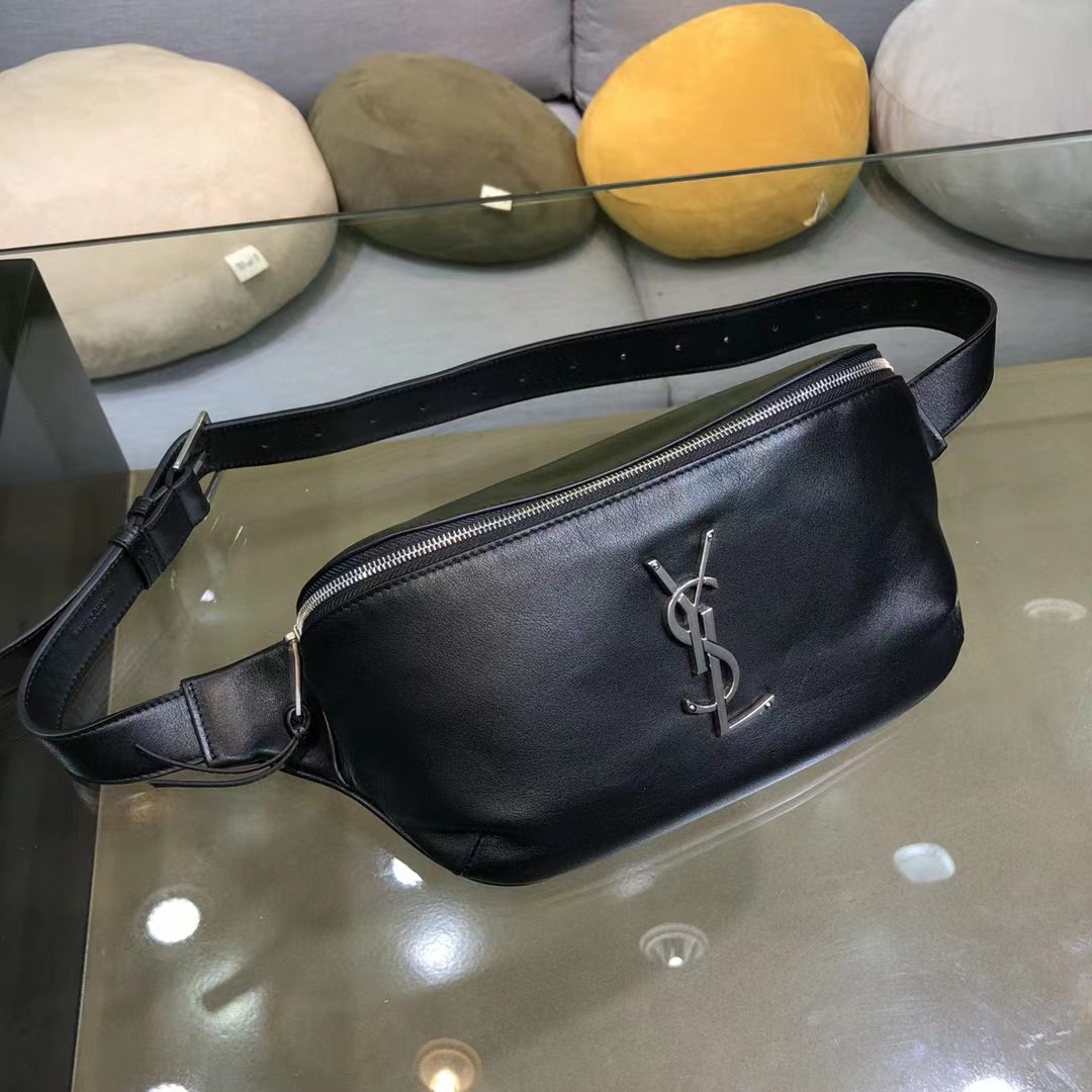 Saint Laurent Logo Bumbag（25-14-3.5cm） - FashionPlug